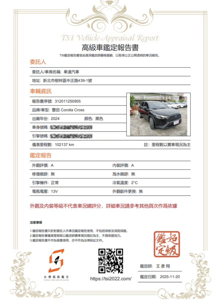 台灣超級鑑定 第三方認證