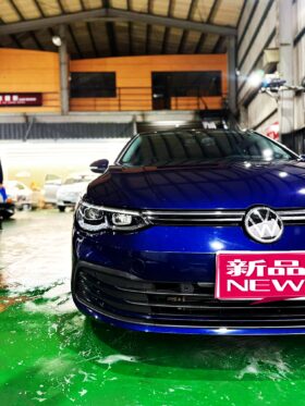 【福斯小鋼炮】2022年式福斯golf eTSI 280Style1.5輕油電，原漆原版件純跑六萬認證車