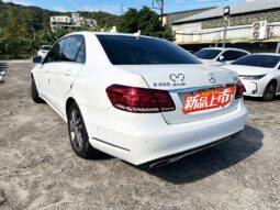 【賓士豪華轎車】2015年式賓士E200總代理/全車原版件認證車/加裝12吋360環景安卓機/AMG鋁圈/購車享保固