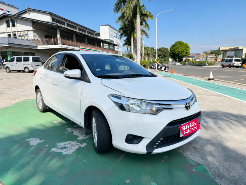 【優質代步車】2015年式豐田VIOS 1.5經典版/實跑14萬公里/認證車/購車享一年保固
