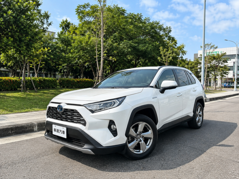 【好爸爸休旅神車】2021年式豐田RAV4油電旗艦頂級2.5/認證車無待修/購車享一年兩萬公里保固